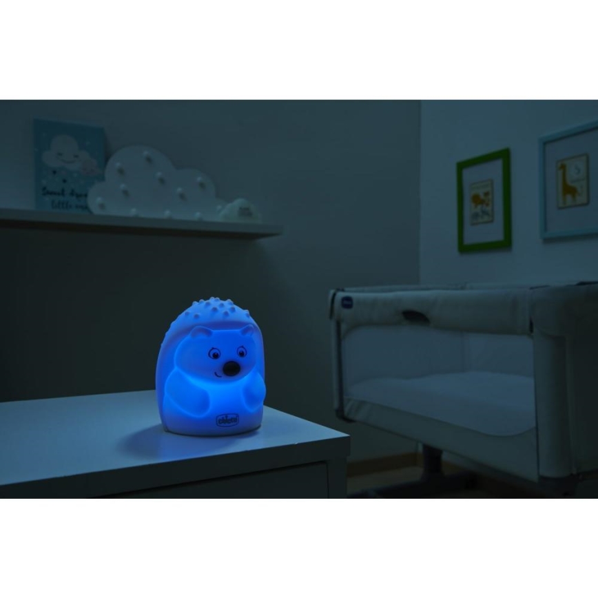 Chicco - Детска нощна лампа SWEET LIGHTS таралеж