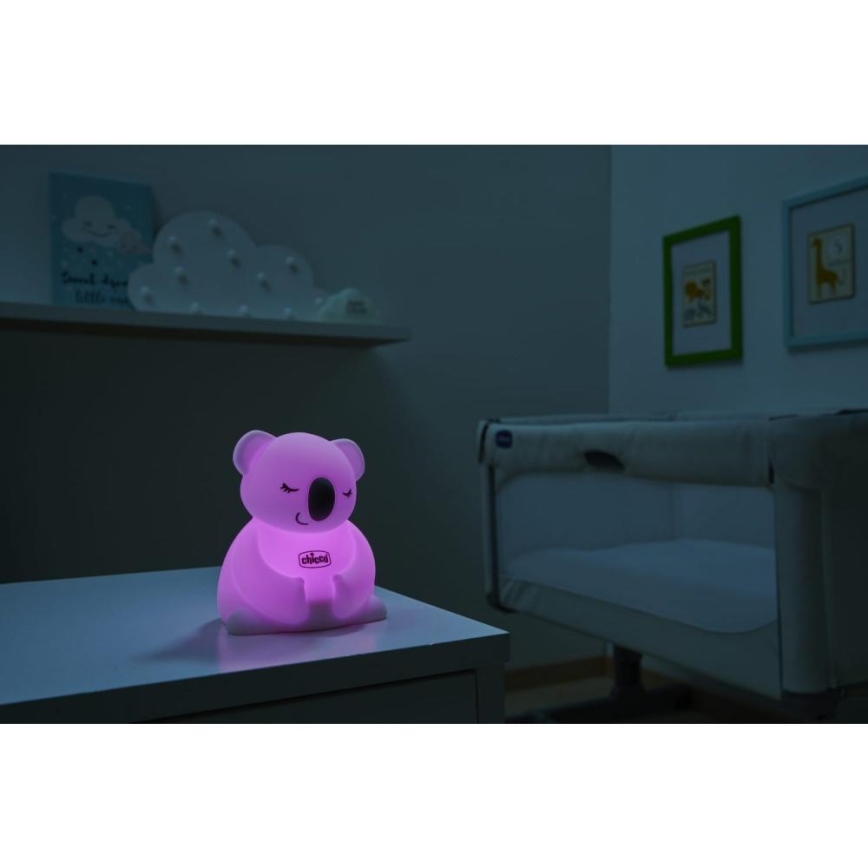 Chicco - Детска нощна лампа SWEET LIGHTS коала