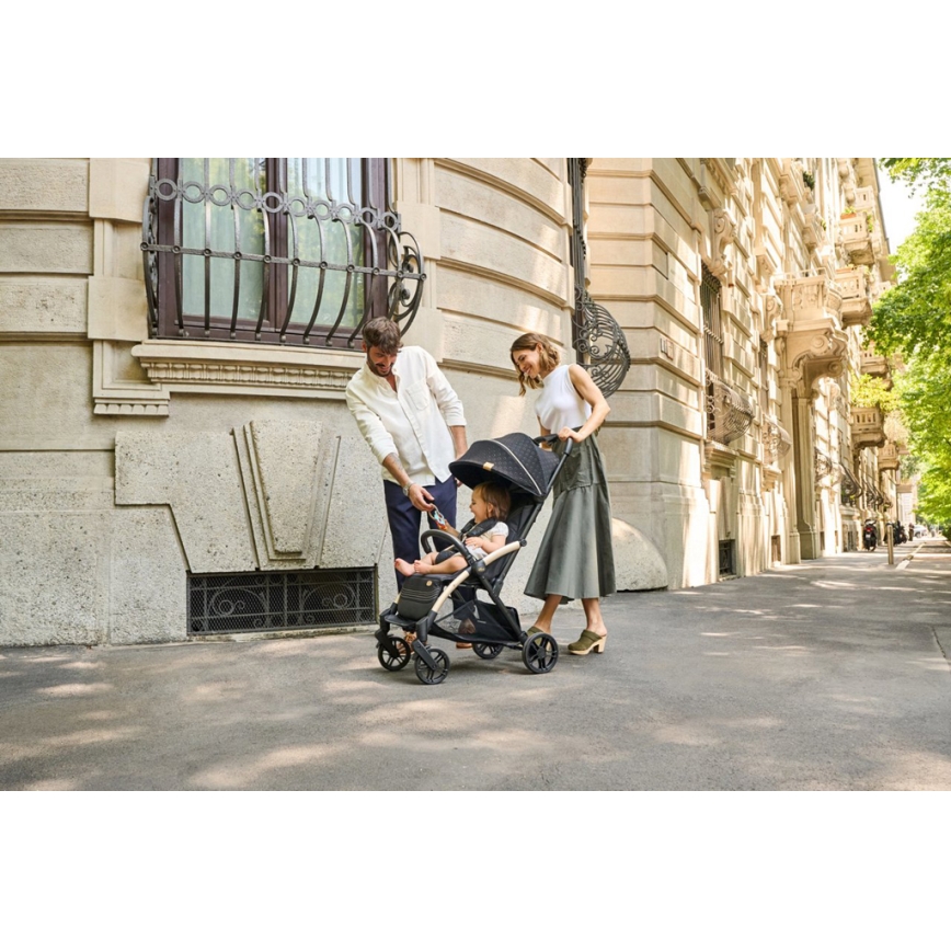 Chicco - Детска количка GOODY XPLUS Black Re_Lux Eco+