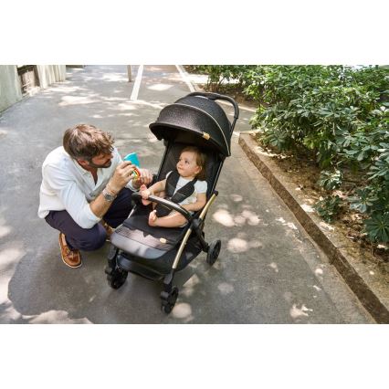 Chicco - Детска количка GOODY XPLUS Black Re_Lux Eco+