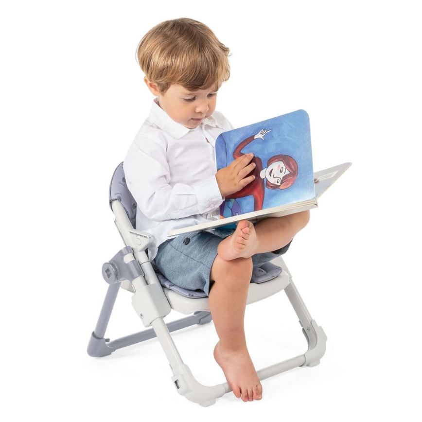 Chicco - Детски преносим стол с бустер седалка CHAIRY син