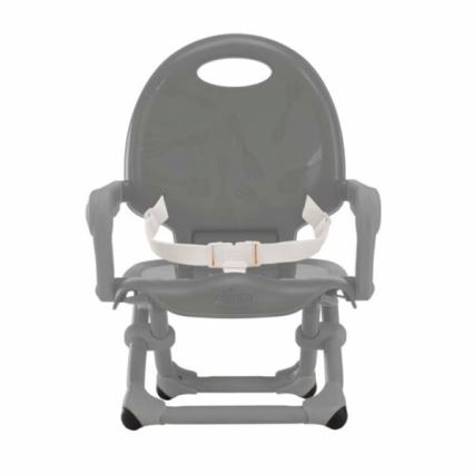 Chicco - Детски преносим стол с бустер седалка POCKET SNACK сив