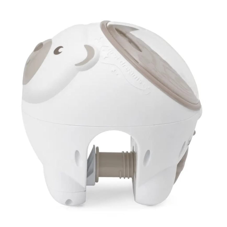 Chicco - Детски проектор 2в1 POLAR BEAR 3xAA бежов
