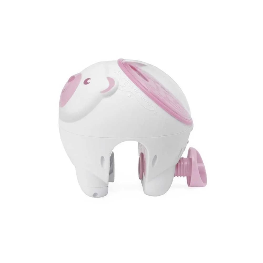 Chicco - Детски проектор 2в1 POLAR BEAR 3xAA розов