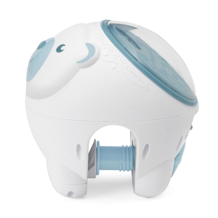 Chicco - Детски проектор 2в1 POLAR BEAR 3xAA син