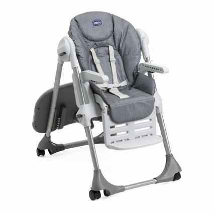 Chicco - Детско столче за хранене Polly Easy сив