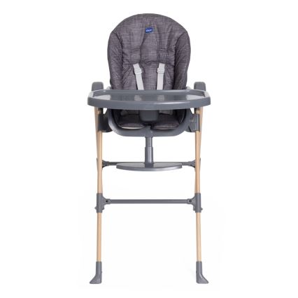 Chicco - Детско столче за хранене Polly Essential - сив