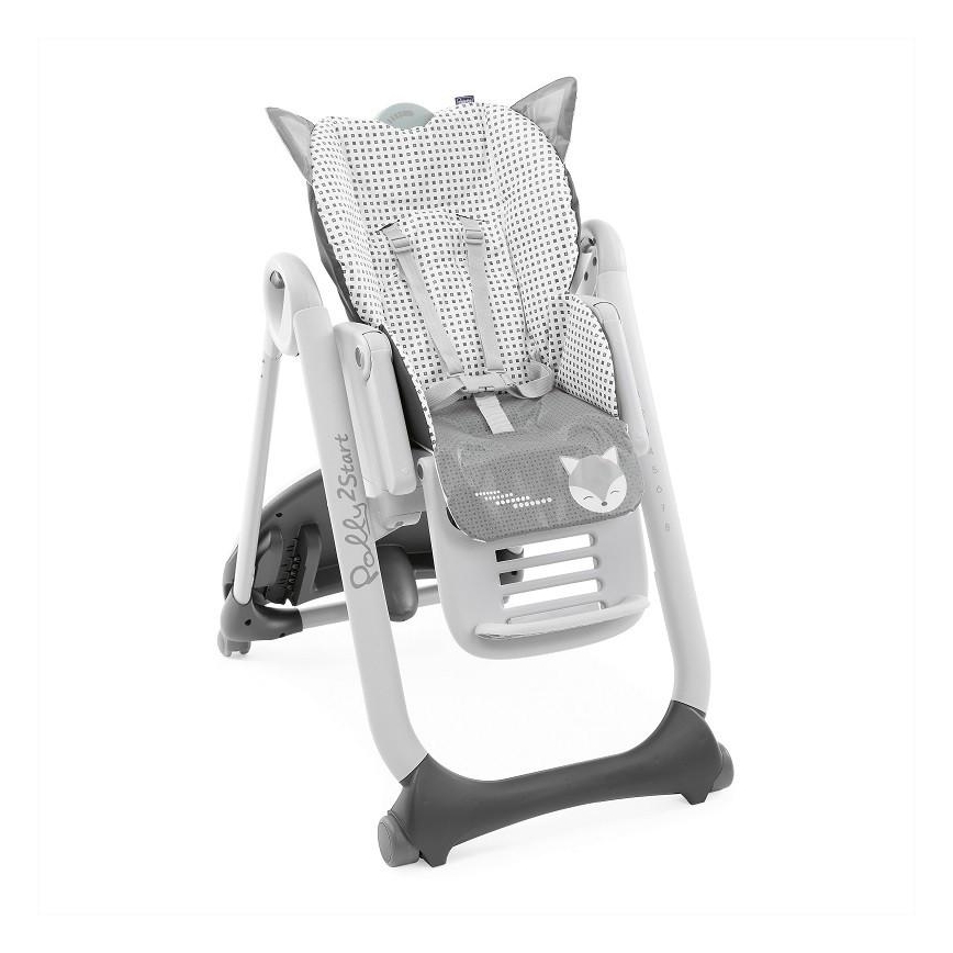 Chicco - Детско столче за хранене Polly2Start - Foxy