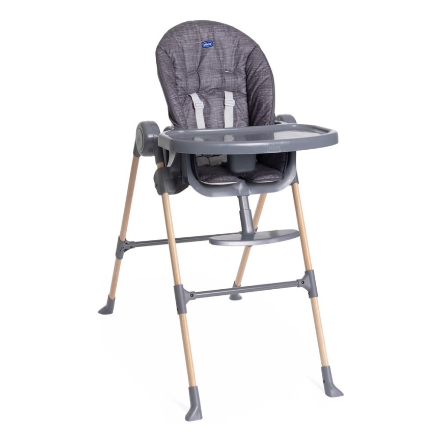 Chicco - Детско столче за хранене Polly Essential - сив