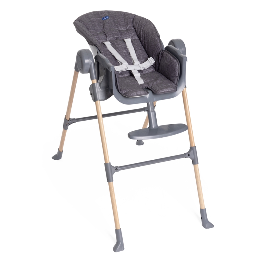 Chicco - Детско столче за хранене Polly Essential - сив