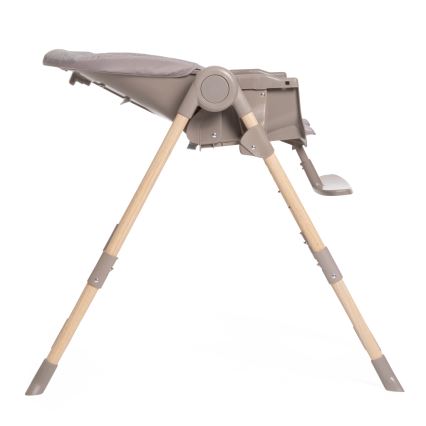 Chicco - Детско столче за хранене Polly Essential - сив/кафяв