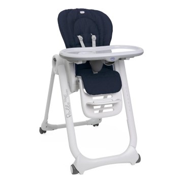 Chicco - Детско столче за хранене Polly Magic Relax тъмносин