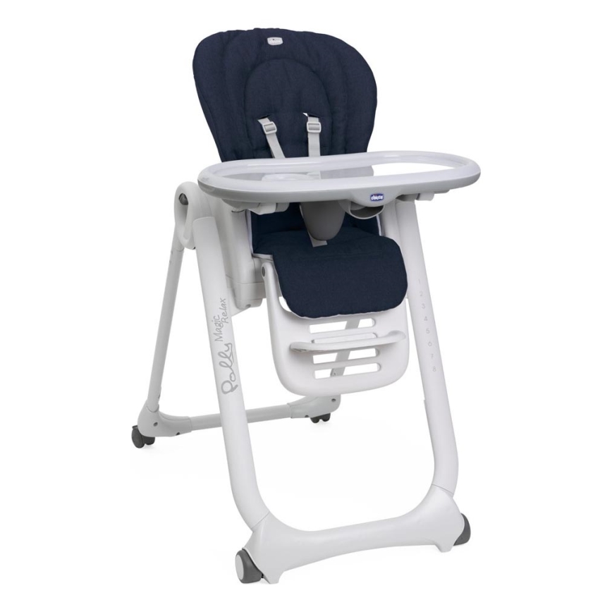 Chicco - Детско столче за хранене Polly Magic Relax тъмносин