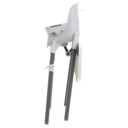 Chicco - Детско столче за хранене ZEST 3 в 1 бяло/сиво