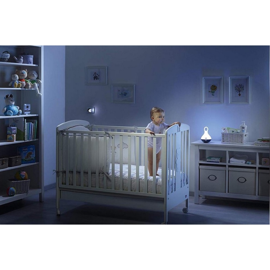 Chicco N698540 - LED RGB Детска лампа 1xLED/0,5W/4,5V