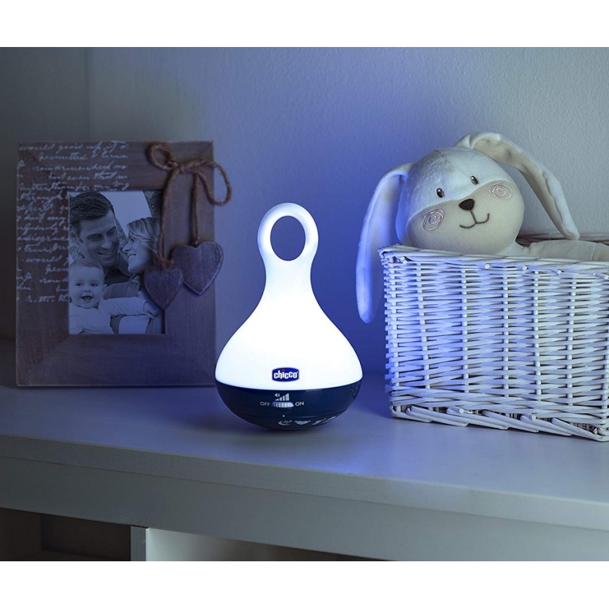 Chicco N698540 - LED RGB Детска лампа 1xLED/0,5W/4,5V
