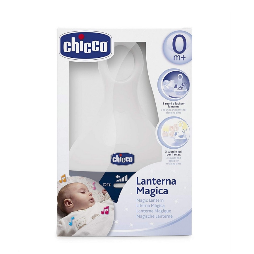 Chicco N698540 - LED RGB Детска лампа 1xLED/0,5W/4,5V