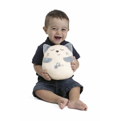 Chicco - Плюш Интерактивна играчка котка 3xAAA