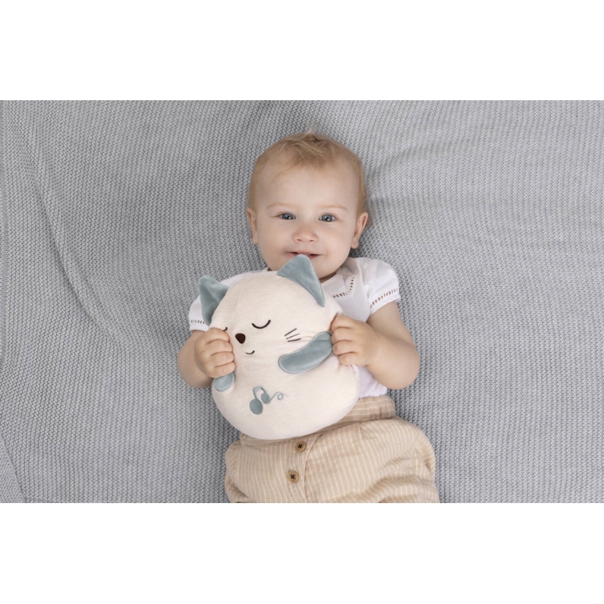 Chicco - Плюш Интерактивна играчка котка 3xAAA