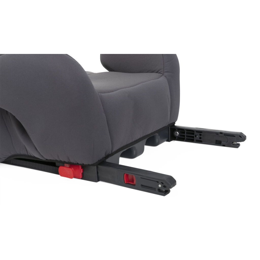 Chicco - Подсилваща седалка за кола QUASAR FIX i-Размер (126-150 cm) сив