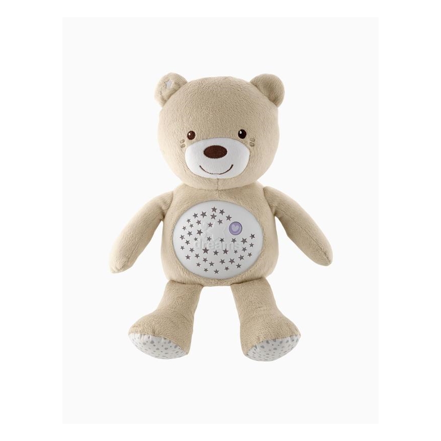 Chicco - Проектор с мелодия BABY BEAR 3xAAA бежов