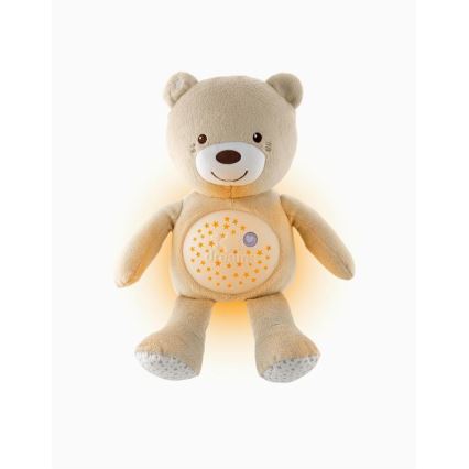 Chicco - Проектор с мелодия BABY BEAR 3xAAA бежов