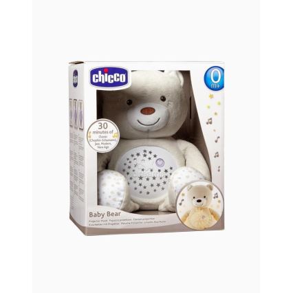 Chicco - Проектор с мелодия BABY BEAR 3xAAA бежов