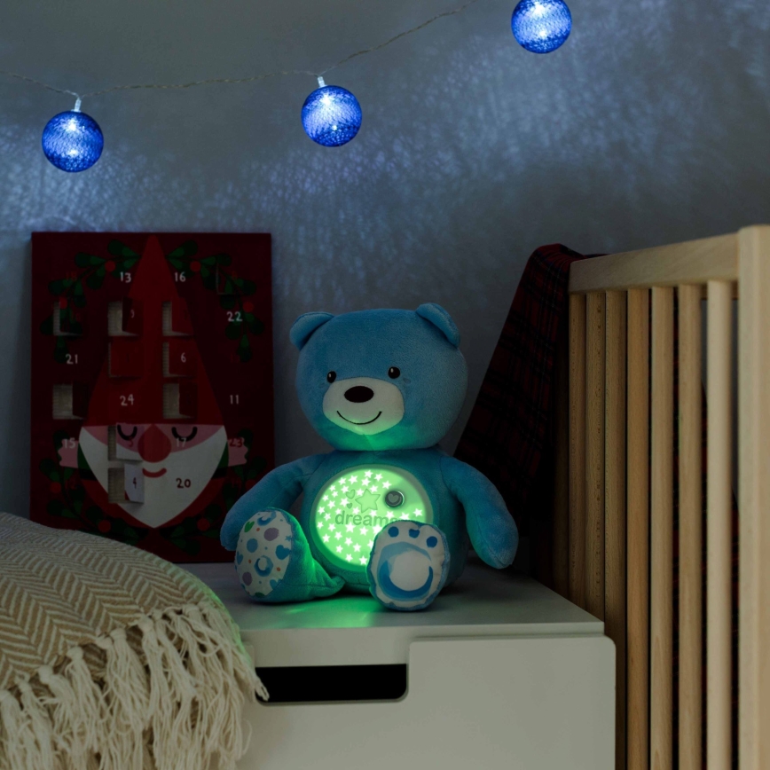 Chicco - Проектор с мелодия BABY BEAR 3xAAA син