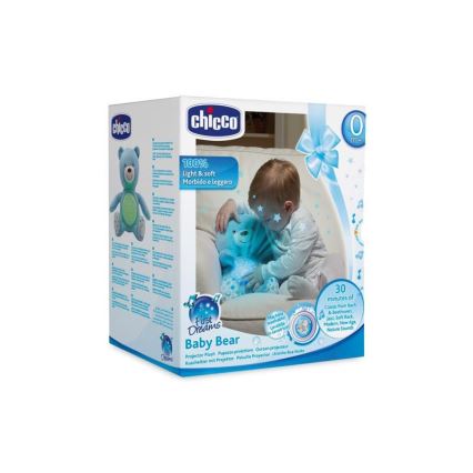 Chicco - Проектор с мелодия BABY BEAR 3xAAA син