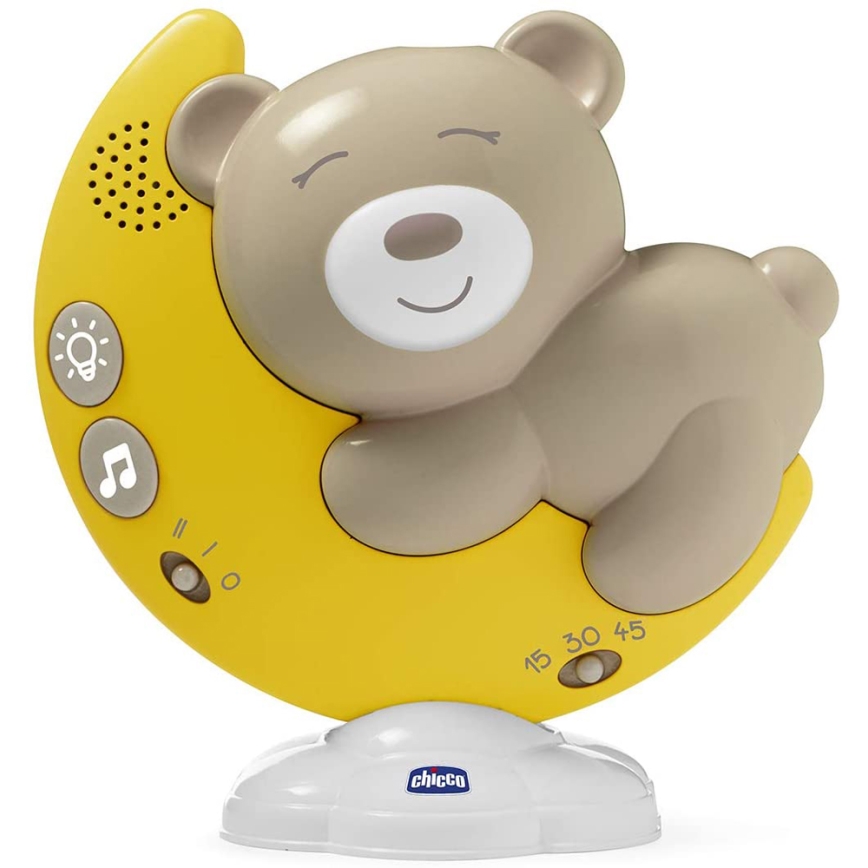 Chicco - Проектор за детско креватче с мелодия 3в1 NEXT2MOON 3xAA сив