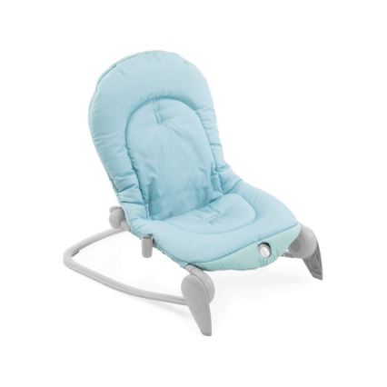 Chicco - Вибриращ бебешки шезлонг с мелодия BALLOON Froggy син