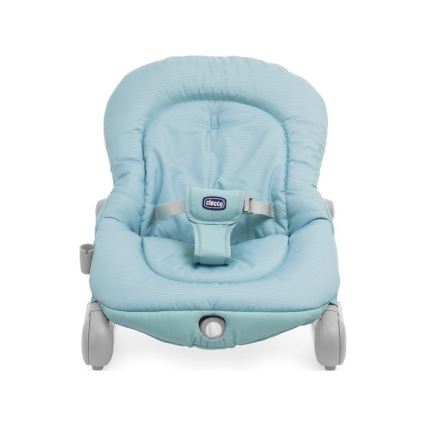 Chicco - Вибриращ бебешки шезлонг с мелодия BALLOON Froggy син