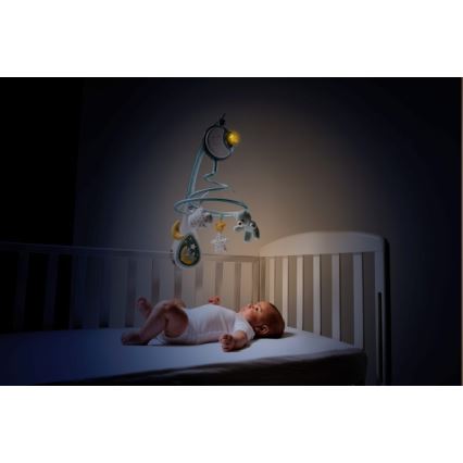 Chicco - Висулка за кошара с мелодия 3в1 NEXT2DREAMS 3xAA синя
