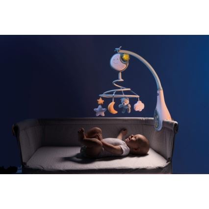 Chicco - Висулка за кошара с мелодия 3в1 NEXT2DREAMS 3xAA синя