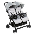 Chicco - Количка за близнаци OHLALA TWIN Silver Котка сребрист