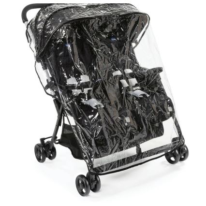 Chicco - Количка за близнаци OHLALA TWIN Black Нощен черен