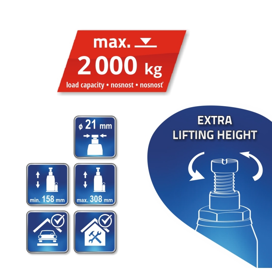 Хидравличен крик 2 т.