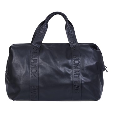 Childhome - Чанта за памперси MOMMY BAG LEATHER черен