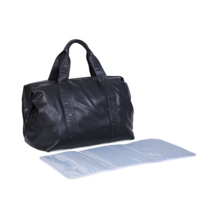Childhome - Чанта за памперси MOMMY BAG LEATHER черен