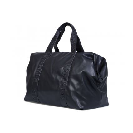 Childhome - Чанта за памперси MOMMY BAG LEATHER черен