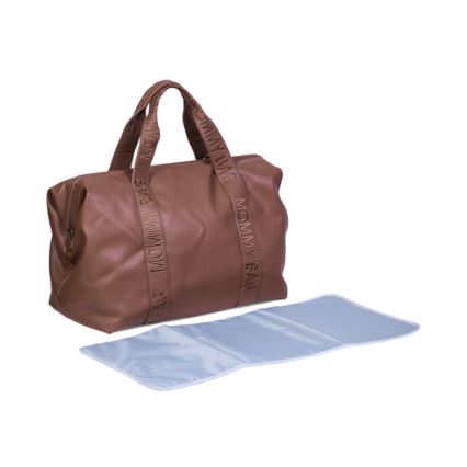 Childhome - Чанта за памперси MOMMY BAG LEATHER кафяв
