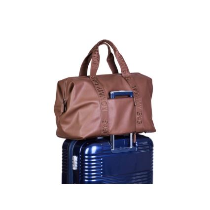 Childhome - Чанта за памперси MOMMY BAG LEATHER кафяв