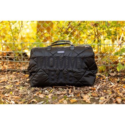 Childhome - Чанта за памперси MOMMY BAG PUFFERED черен