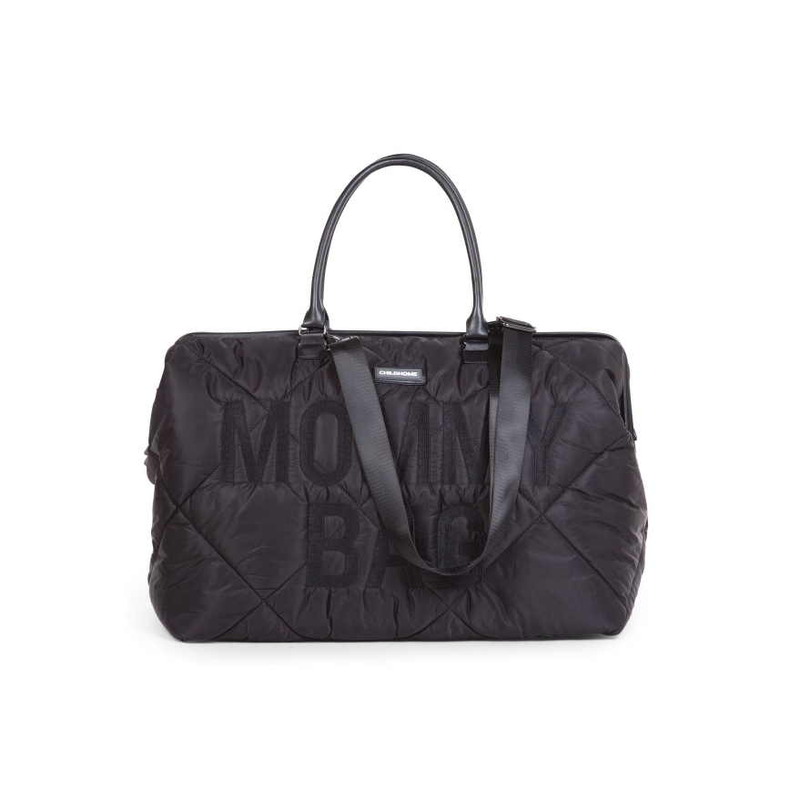 Childhome - Чанта за памперси MOMMY BAG PUFFERED черен