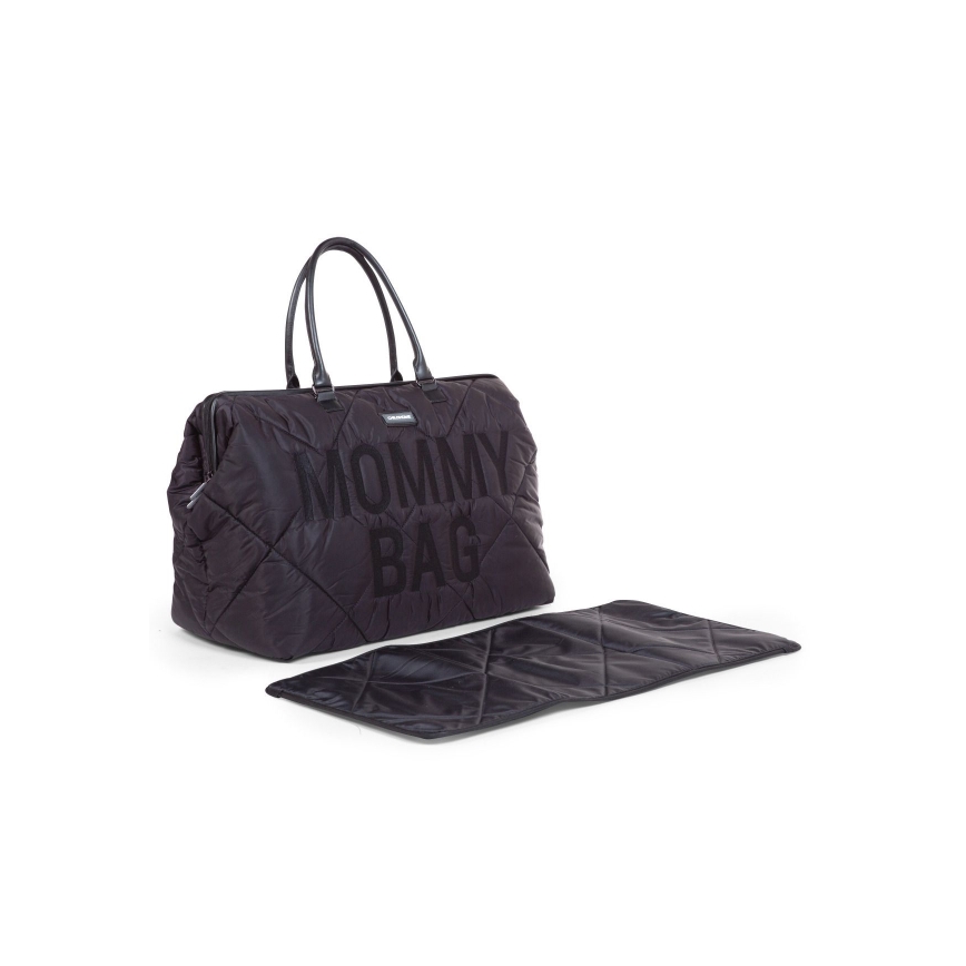 Childhome - Чанта за памперси MOMMY BAG PUFFERED черен