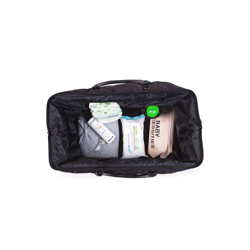 Childhome - Чанта за памперси MOMMY BAG PUFFERED черен