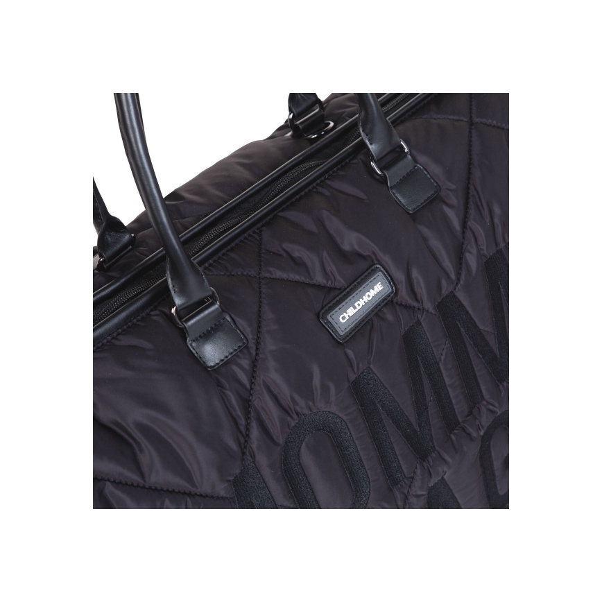 Childhome - Чанта за памперси MOMMY BAG PUFFERED черен