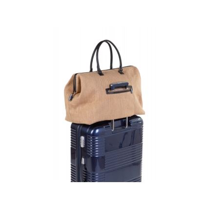 Childhome - Чанта за памперси MOMMY BAG RAFFIA LOOK бежов
