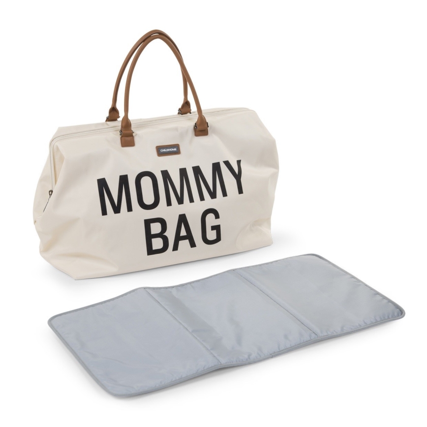 Childhome - Чанта за памперси MOMMY BAG кремава