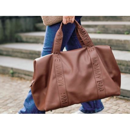 Childhome - Чанта за памперси MOMMY BAG LEATHER кафяв